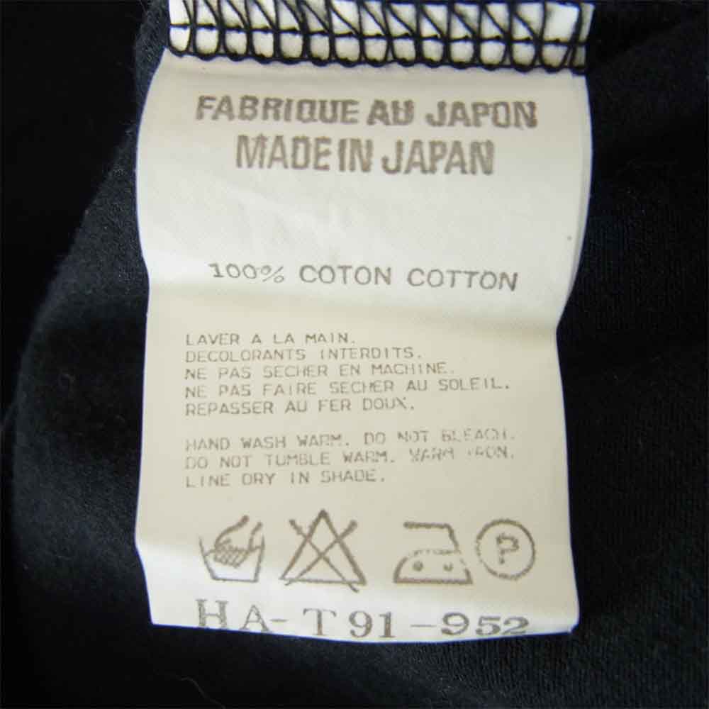 Yohji Yamamoto ヨウジヤマモト Ys formen 半袖 クルーネック Tシャツ ブラック系 3【中古】