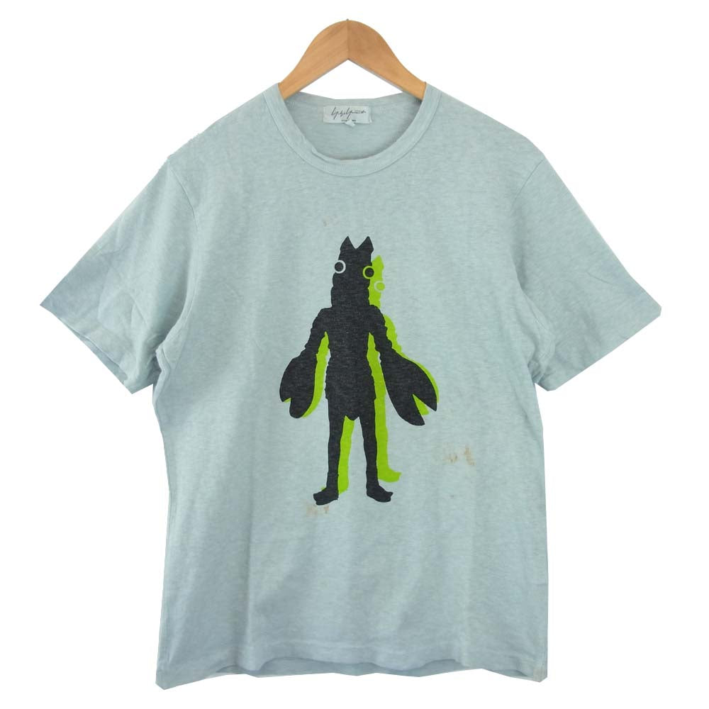 Yohji Yamamoto ヨウジヤマモト 円谷プロ バルタン聖人 Tシャツ ライトブルー系 3【中古】