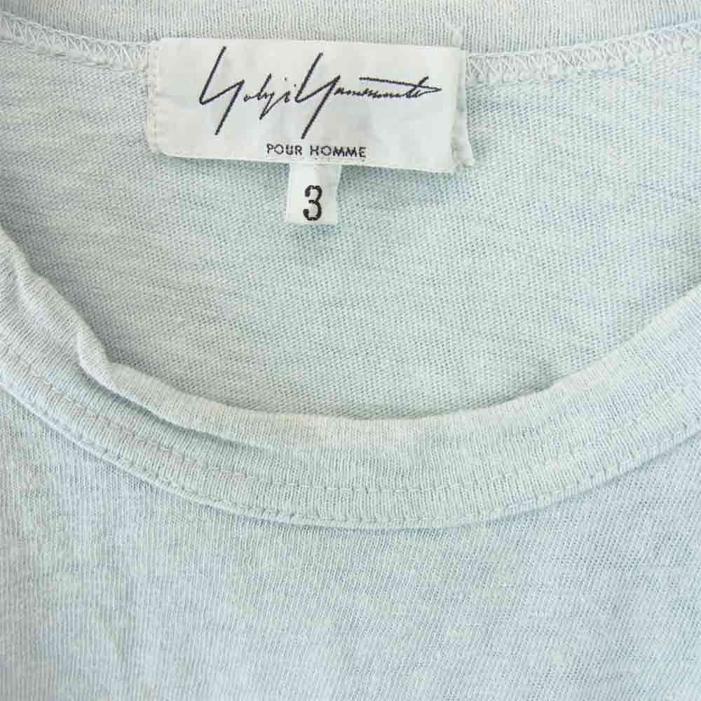 Yohji Yamamoto ヨウジヤマモト 円谷プロ バルタン聖人 Tシャツ ライトブルー系 3【中古】