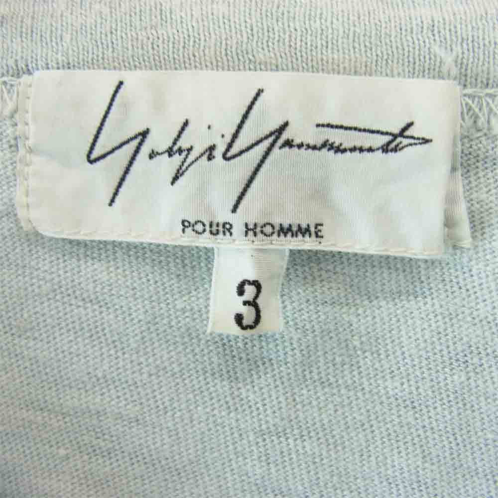 Yohji Yamamoto ヨウジヤマモト 円谷プロ バルタン聖人 Tシャツ ライトブルー系 3【中古】