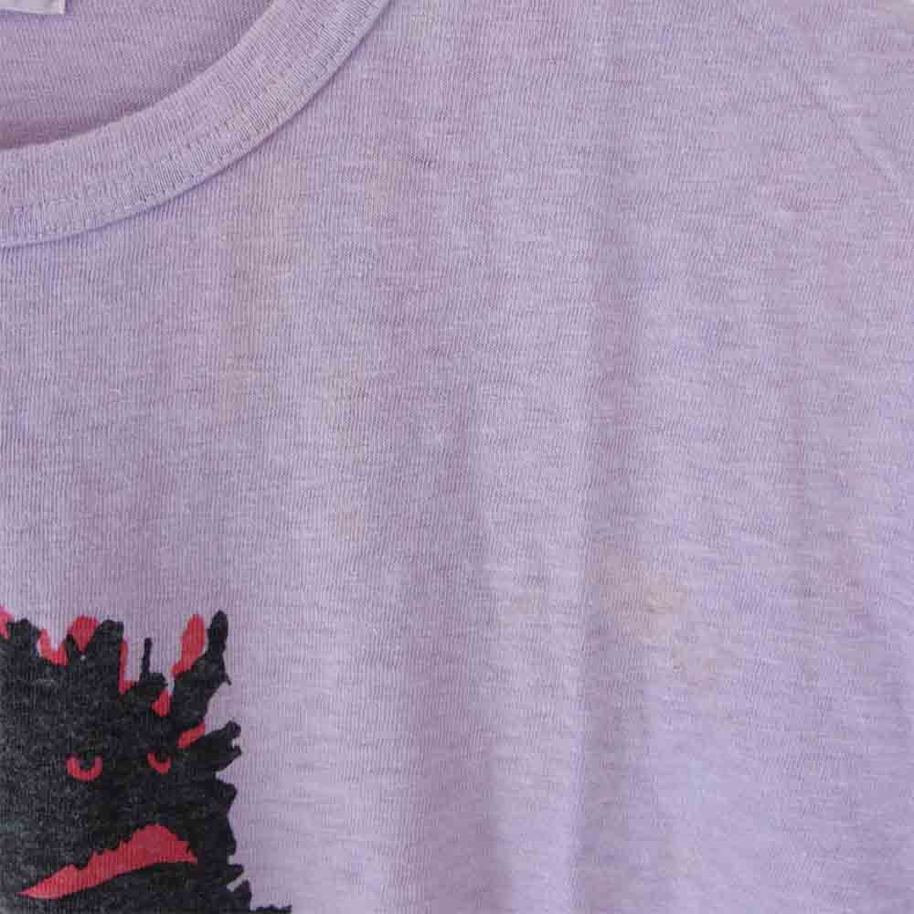Yohji Yamamoto ヨウジヤマモト 円谷プロ ガラモン Tシャツ パープル系 3【中古】
