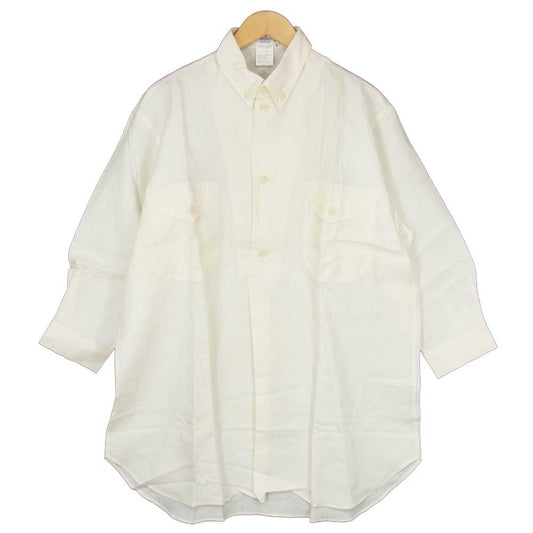 Yohji Yamamoto ヨウジヤマモト 丸ロゴ 初期タグ 80s シャツ オフホワイト系 M【中古】