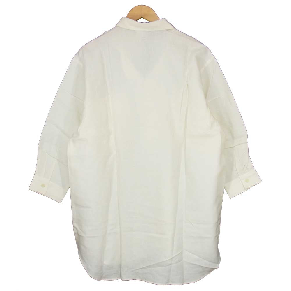 Yohji Yamamoto ヨウジヤマモト 丸ロゴ 初期タグ 80s シャツ オフホワイト系 M【中古】