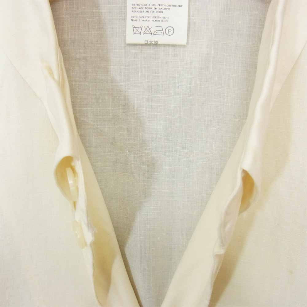Yohji Yamamoto ヨウジヤマモト 丸ロゴ 初期タグ 80s シャツ オフホワイト系 M【中古】