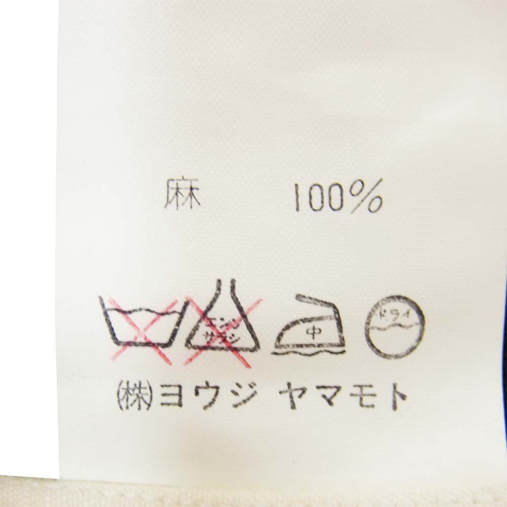 Yohji Yamamoto ヨウジヤマモト 丸ロゴ 初期タグ 80s シャツ オフホワイト系 M【中古】