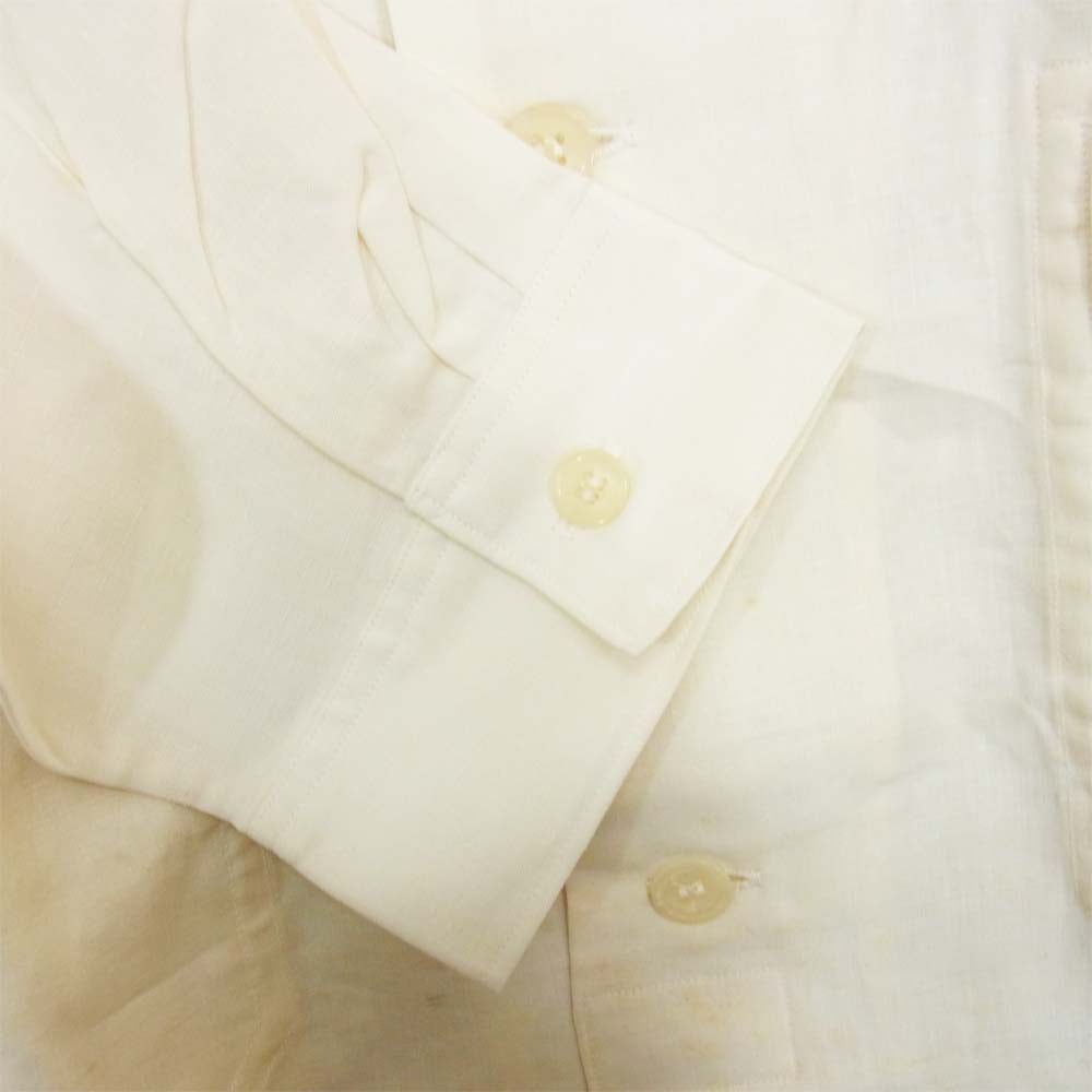 Yohji Yamamoto ヨウジヤマモト 丸ロゴ 初期タグ 80s シャツ オフホワイト系 M【中古】