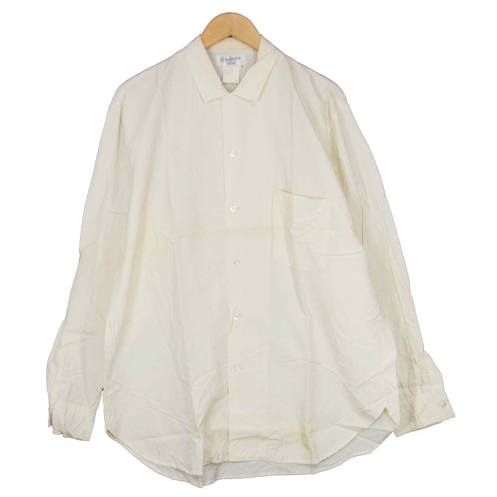 Yohji Yamamoto ヨウジヤマモト 丸ロゴ 初期タグ 80s シャツ オフホワイト系 M【中古】