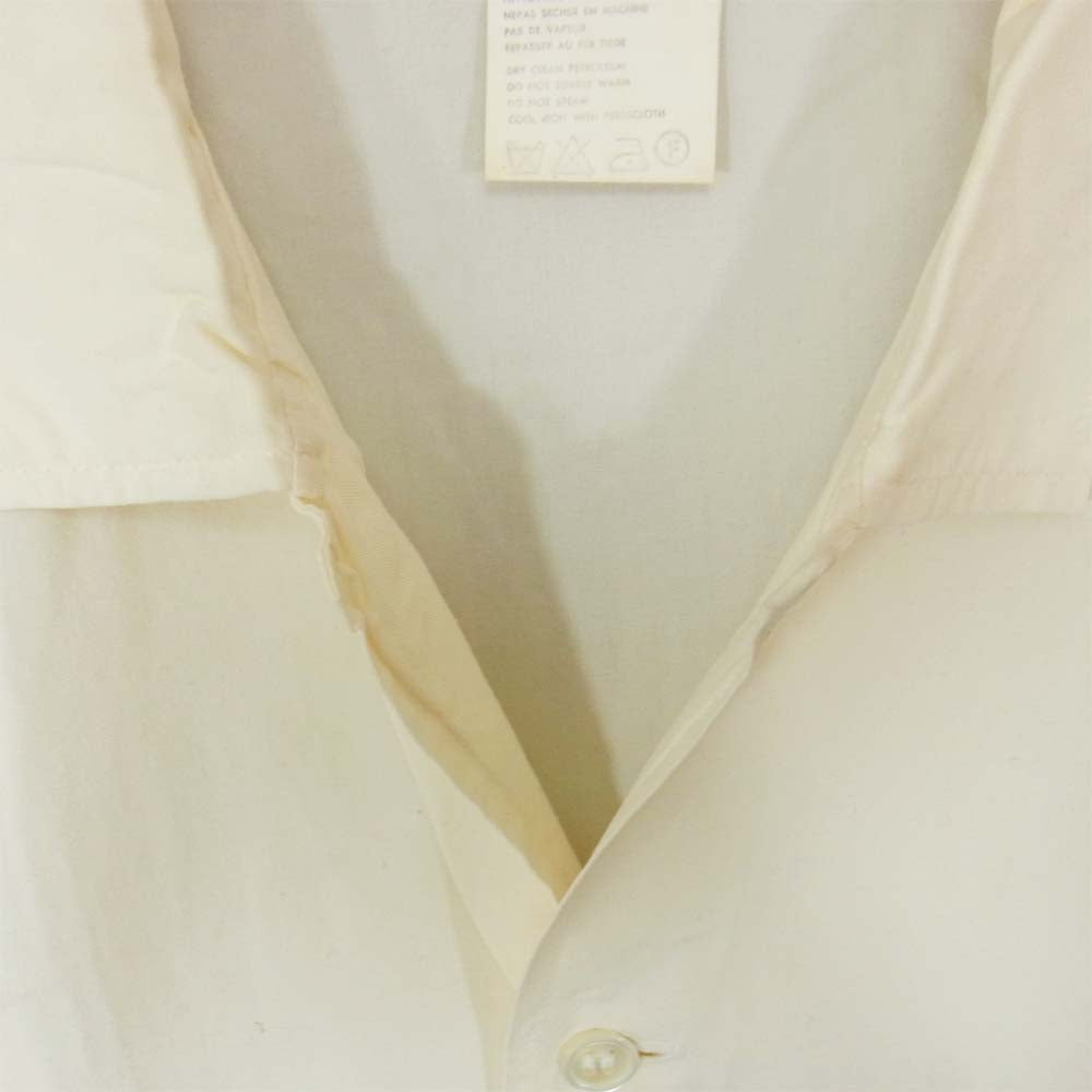 Yohji Yamamoto ヨウジヤマモト 丸ロゴ 初期タグ 80s シャツ オフホワイト系 M【中古】