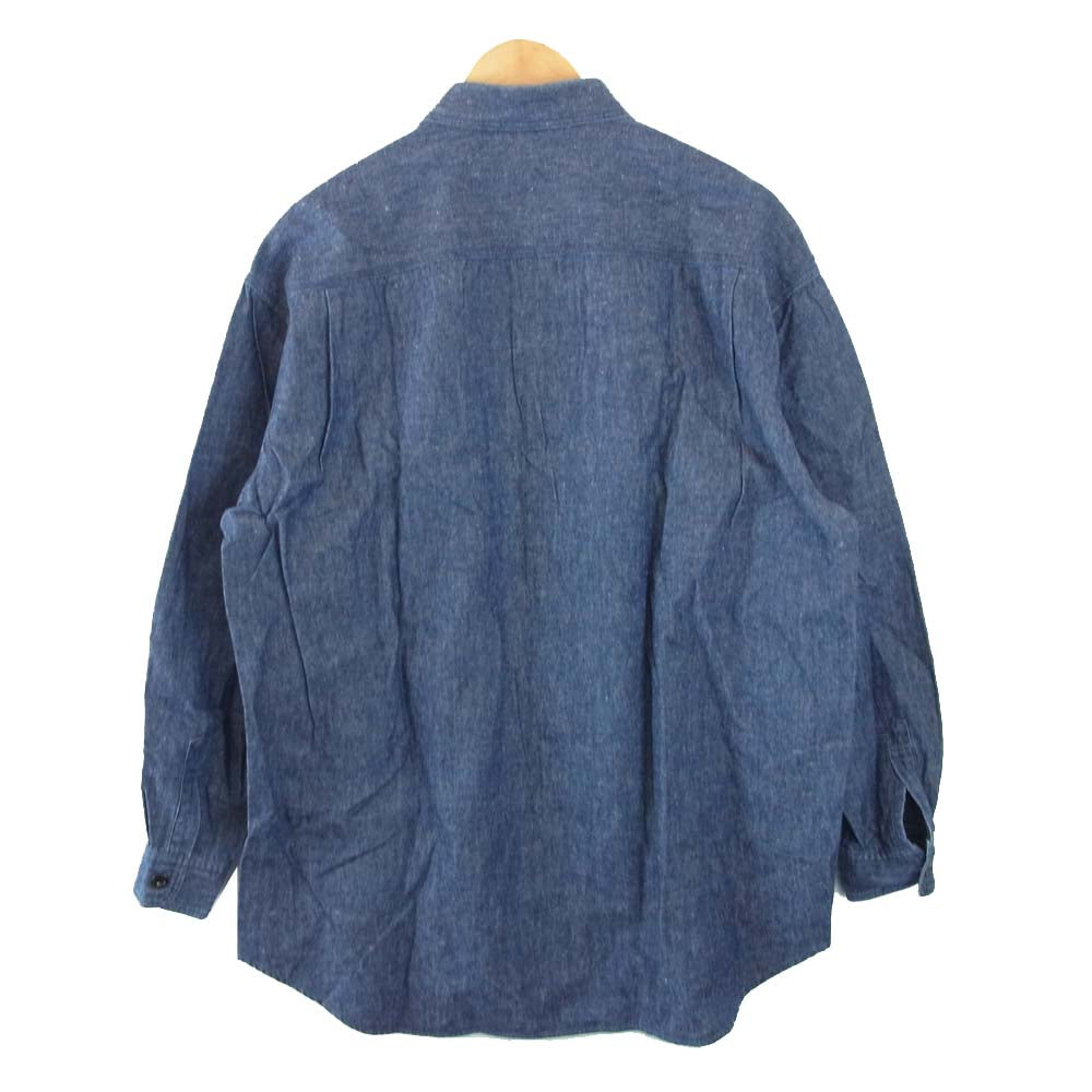 Yohji Yamamoto ヨウジヤマモト Ys formen デニム シャツ インディゴブルー系【中古】