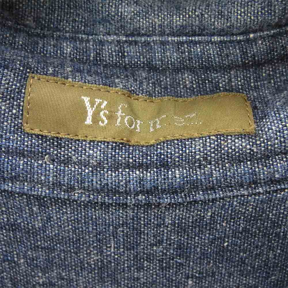 Yohji Yamamoto ヨウジヤマモト Ys formen デニム シャツ インディゴブルー系【中古】