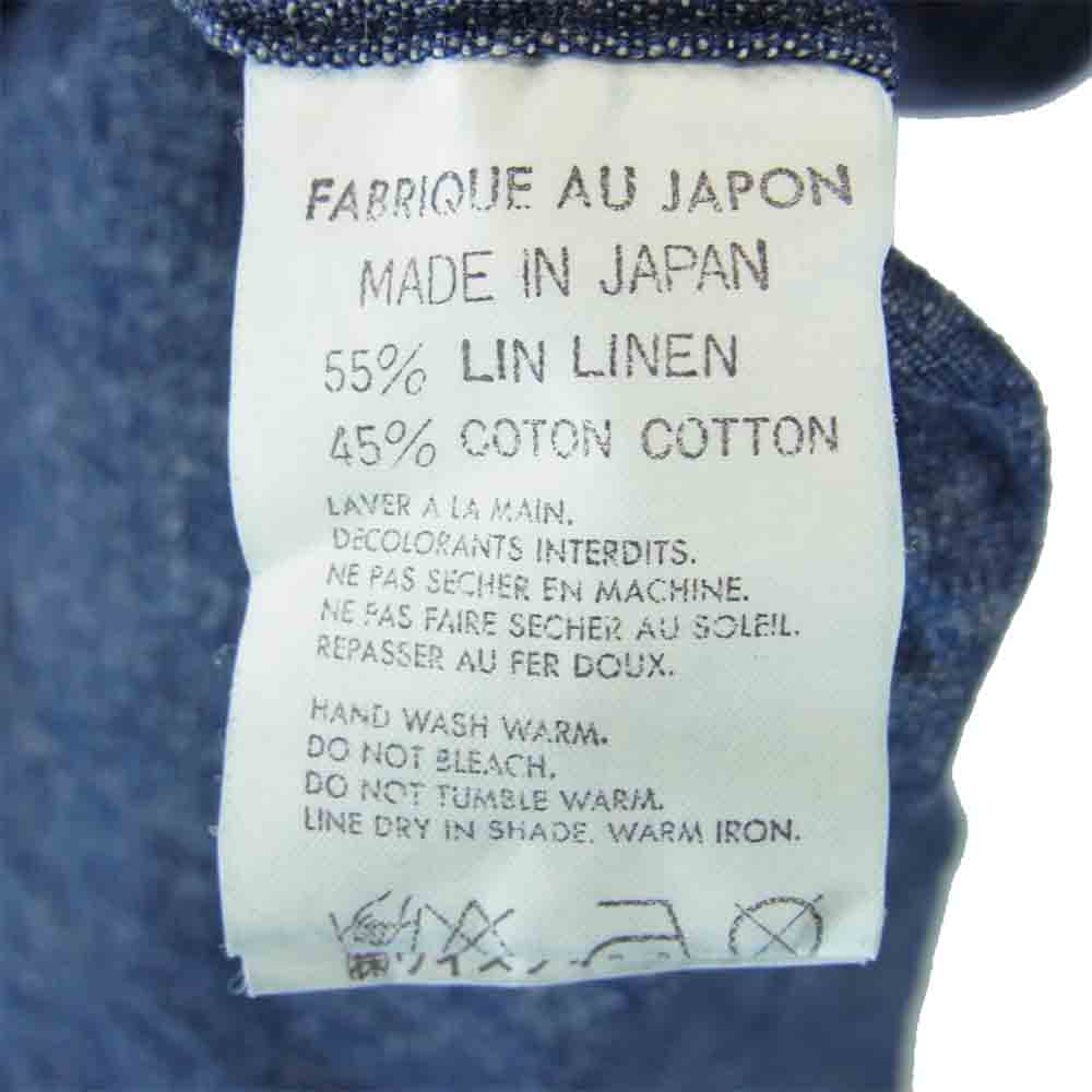 Yohji Yamamoto ヨウジヤマモト Ys formen デニム シャツ インディゴブルー系【中古】