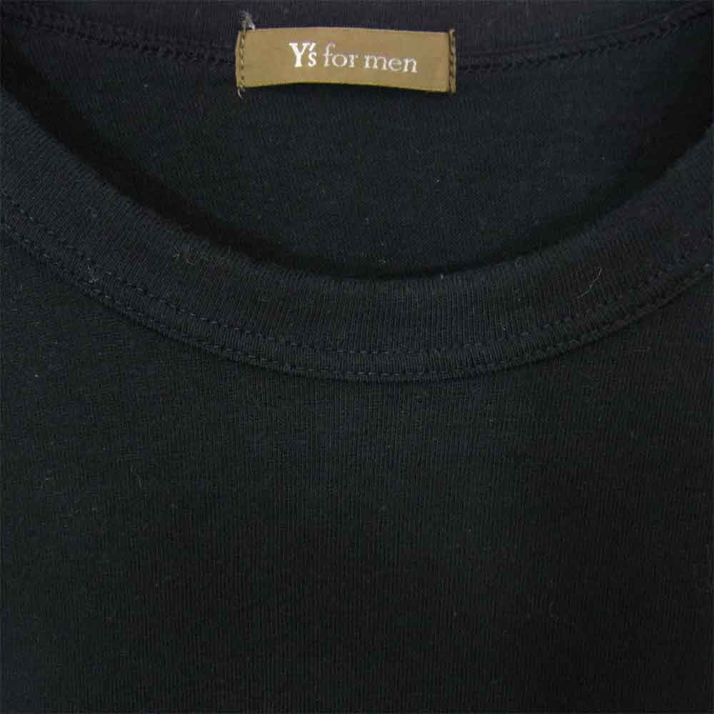 Yohji Yamamoto ヨウジヤマモト Ys formen 半袖 Tシャツ ブラック系【中古】