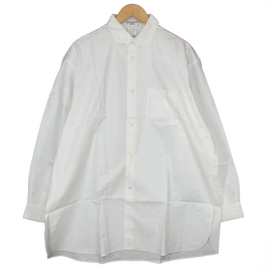 Yohji Yamamoto ヨウジヤマモト 丸ロゴ 初期タグ 80s 二重襟シャツ ホワイト系 M【中古】