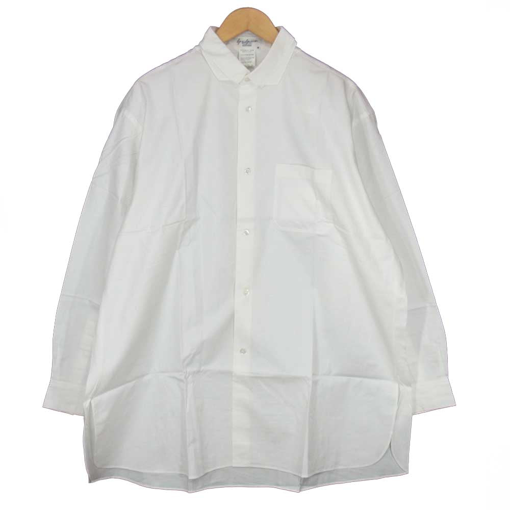 Yohji Yamamoto ヨウジヤマモト 丸ロゴ 初期タグ 80s 二重襟シャツ