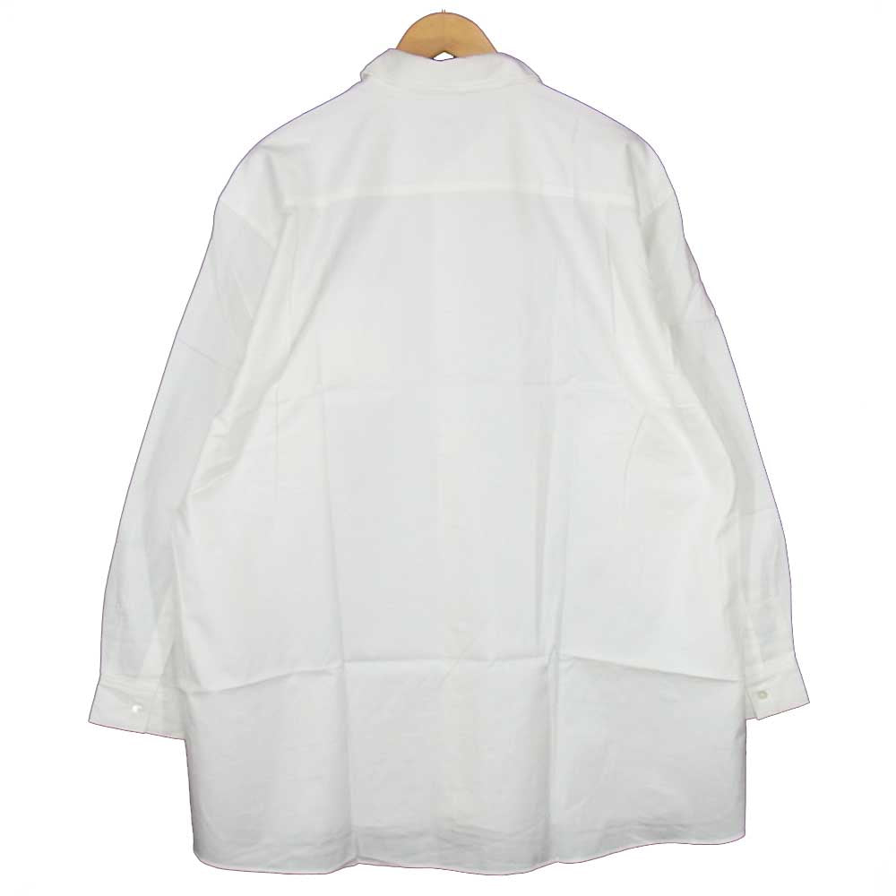 Yohji Yamamoto ヨウジヤマモト 丸ロゴ 初期タグ 80s 二重襟シャツ ホワイト系 M【中古】