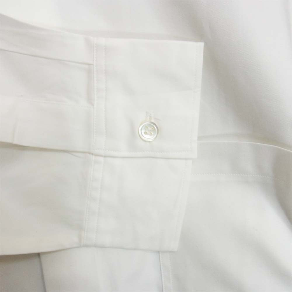 Yohji Yamamoto ヨウジヤマモト 丸ロゴ 初期タグ 80s 二重襟シャツ ホワイト系 M【中古】