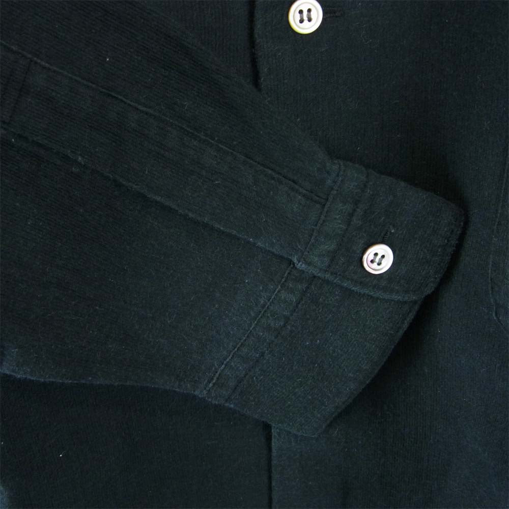 Yohji Yamamoto ヨウジヤマモト Ys formen コットン シャツ ブラック系 ブラック系 M【中古】