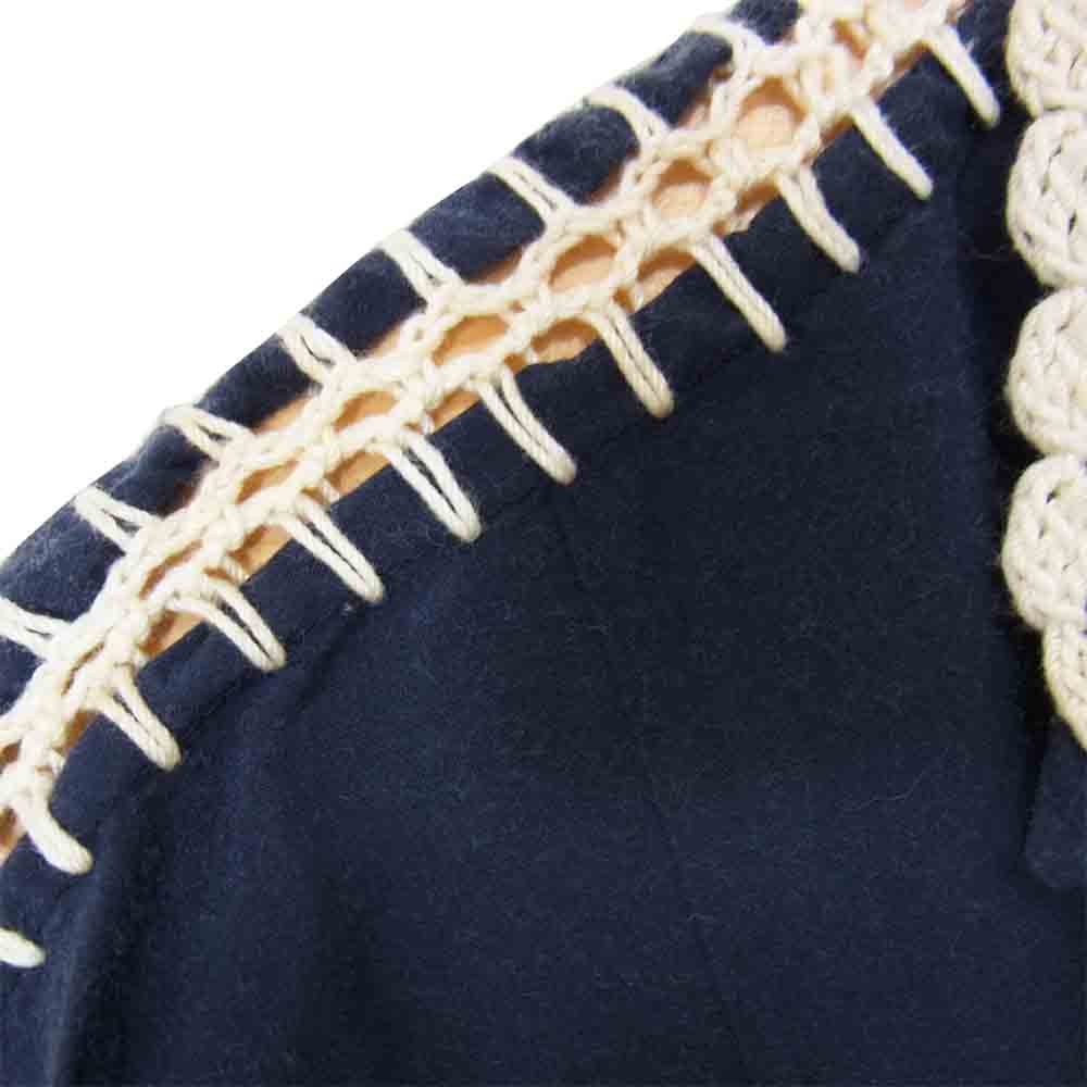 Yohji Yamamoto ヨウジヤマモト 丸ロゴ 初期タグ 80s シャツ ネイビー系【中古】