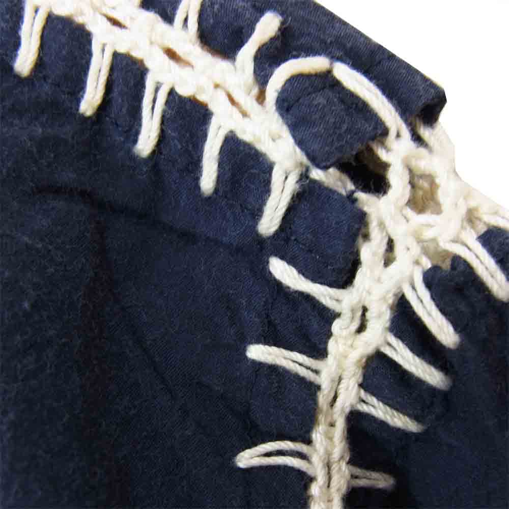 Yohji Yamamoto ヨウジヤマモト 丸ロゴ 初期タグ 80s シャツ ネイビー系【中古】