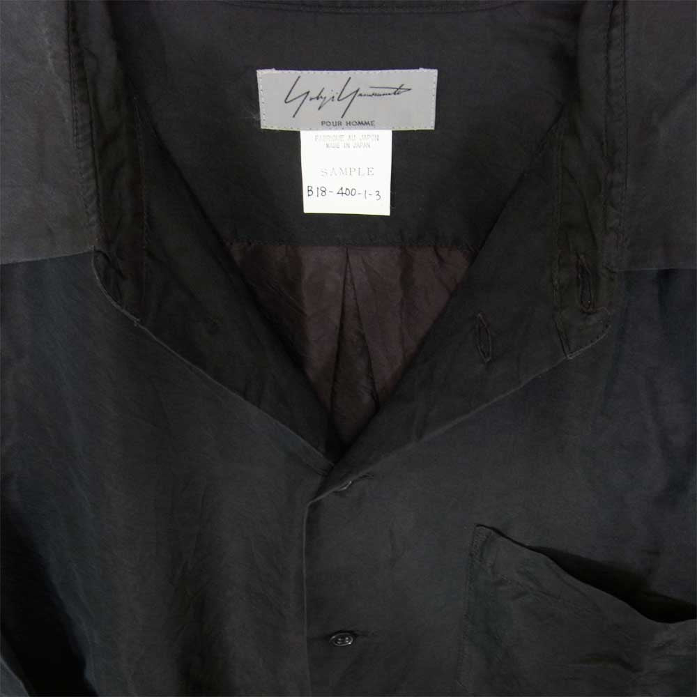 Yohji Yamamoto ヨウジヤマモト POUR HOMME プールオム シャツ ブラック系【中古】