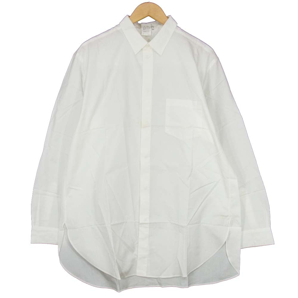 Yohji Yamamoto ヨウジヤマモト 丸ロゴ 初期タグ 80s シャツ ホワイト系 M【中古】