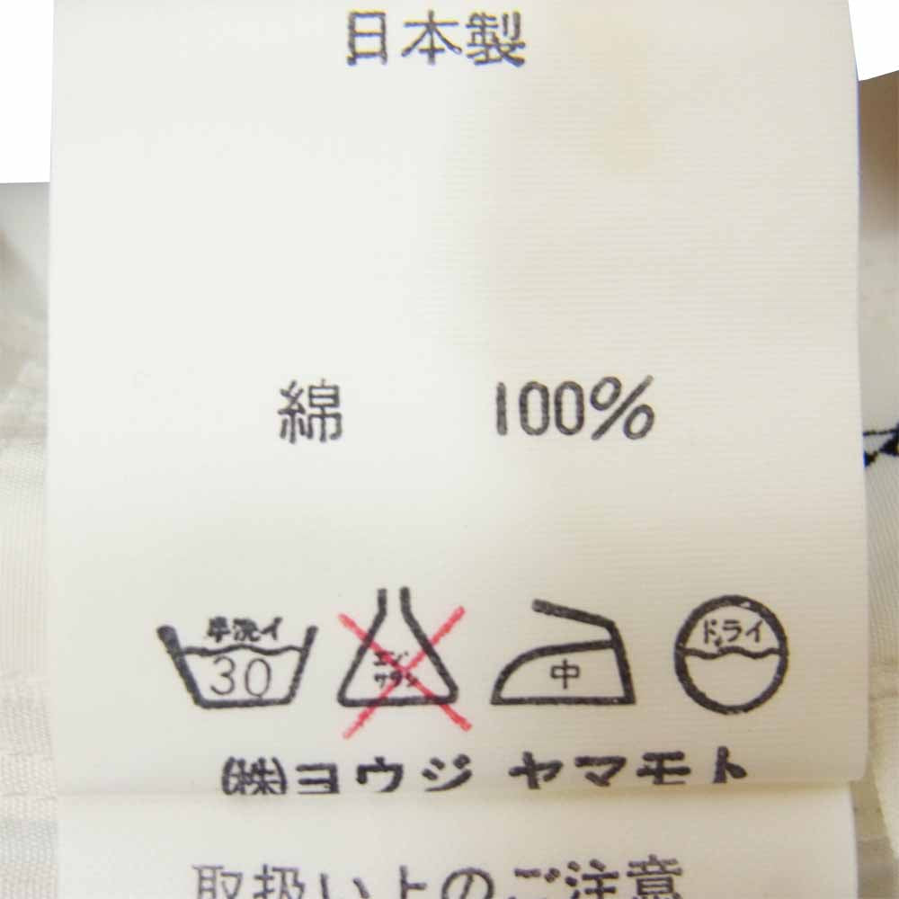 Yohji Yamamoto ヨウジヤマモト 丸ロゴ 初期タグ 80s シャツ ホワイト系 M【中古】