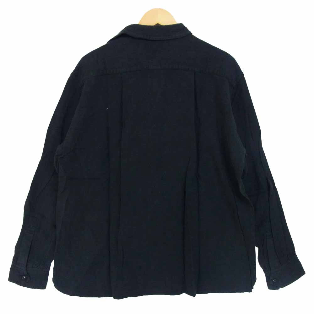 Yohji Yamamoto ヨウジヤマモト レーヨン ブラック シャツ ブラック系 ブラック系 M【中古】