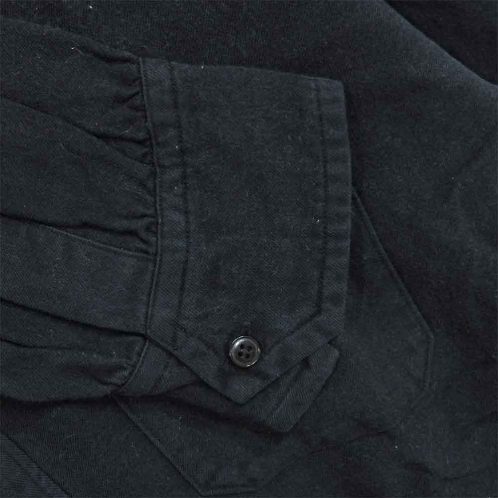 Yohji Yamamoto ヨウジヤマモト レーヨン ブラック シャツ ブラック系 ブラック系 M【中古】