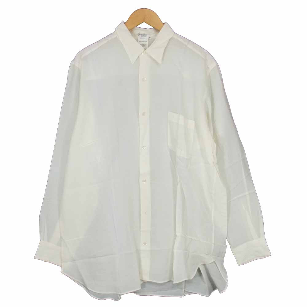 Yohji Yamamoto ヨウジヤマモト 丸ロゴ 初期タグ 80s シャツ オフホワイト系 M【中古】