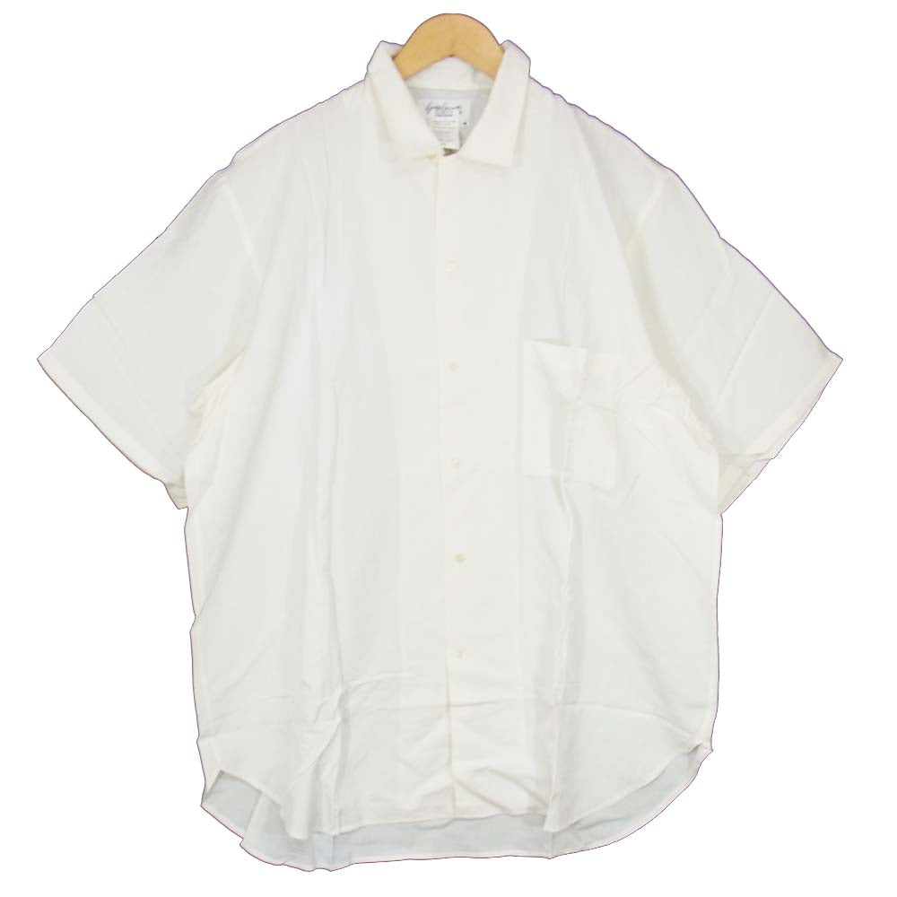 Yohji Yamamoto ヨウジヤマモト 丸ロゴ 初期タグ 80s シャツ オフホワイト系 M【中古】