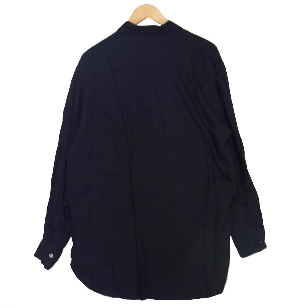 Yohji Yamamoto ヨウジヤマモト 丸ロゴ 初期タグ 80s ブラック シャツ ブラック系 M【中古】