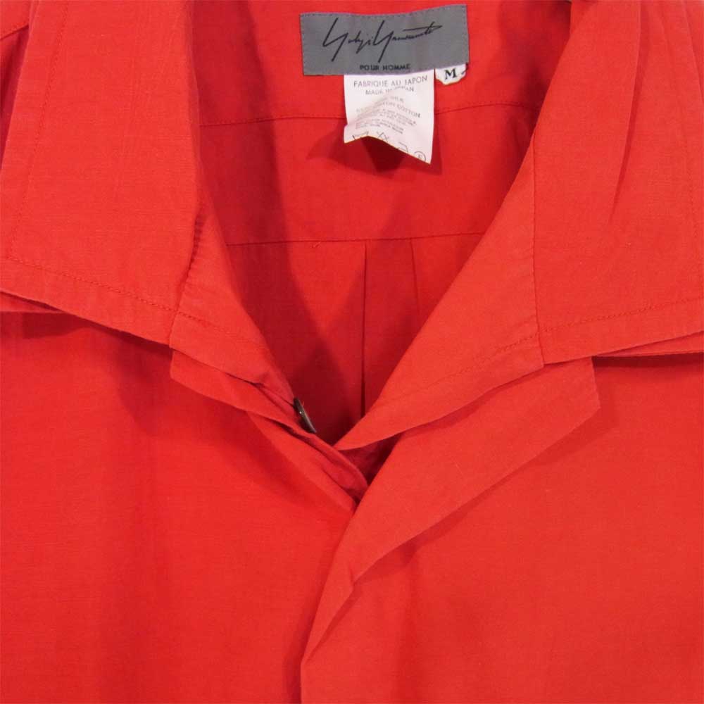 Yohji Yamamoto ヨウジヤマモト レッド 二重襟 シャツ レッド系 レッド系 M【中古】