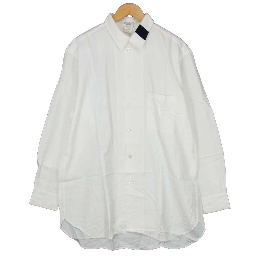Yohji Yamamoto ヨウジヤマモト 丸ロゴ 初期タグ 80s シャツ ホワイト系 M【中古】