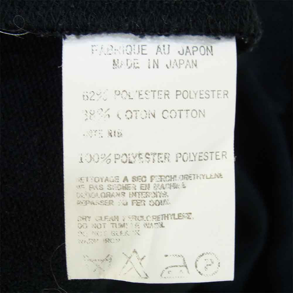 Yohji Yamamoto ヨウジヤマモト Ys formen 襟付き ジップ ジャージ トップス ブラック系 ホワイト系【中古】