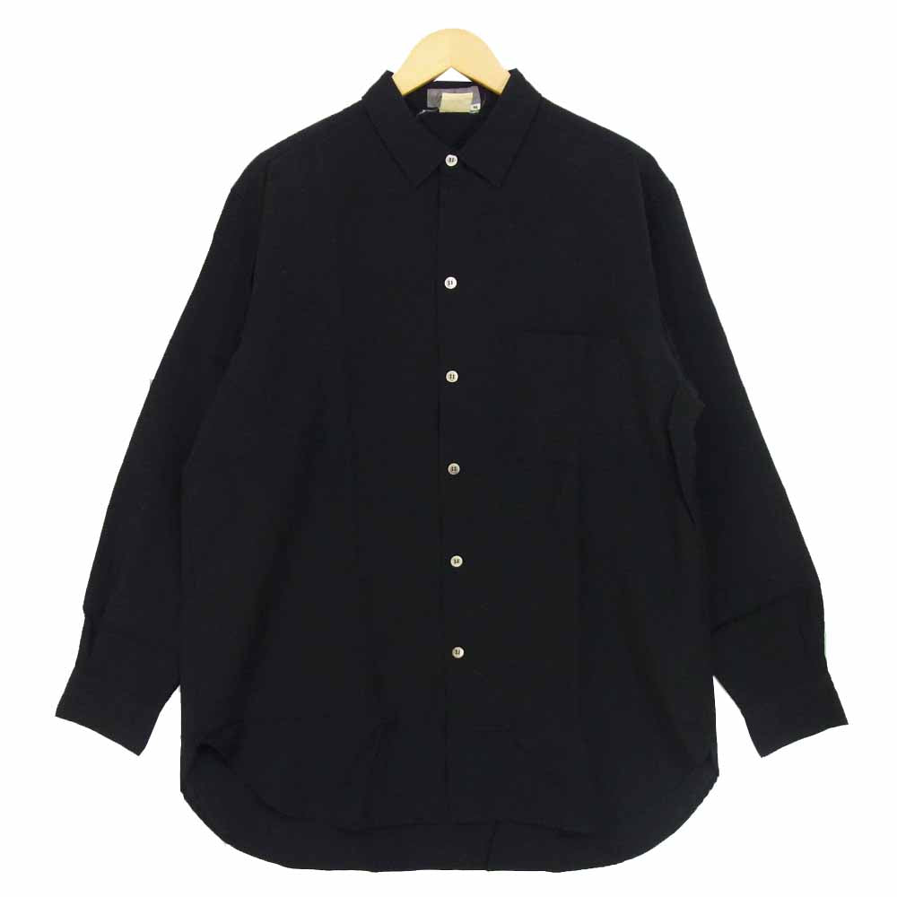 Yohji Yamamoto ヨウジヤマモト 丸ロゴ 初期タグ 80s ブラック シャツ ブラック系 ブラック系 M【中古】