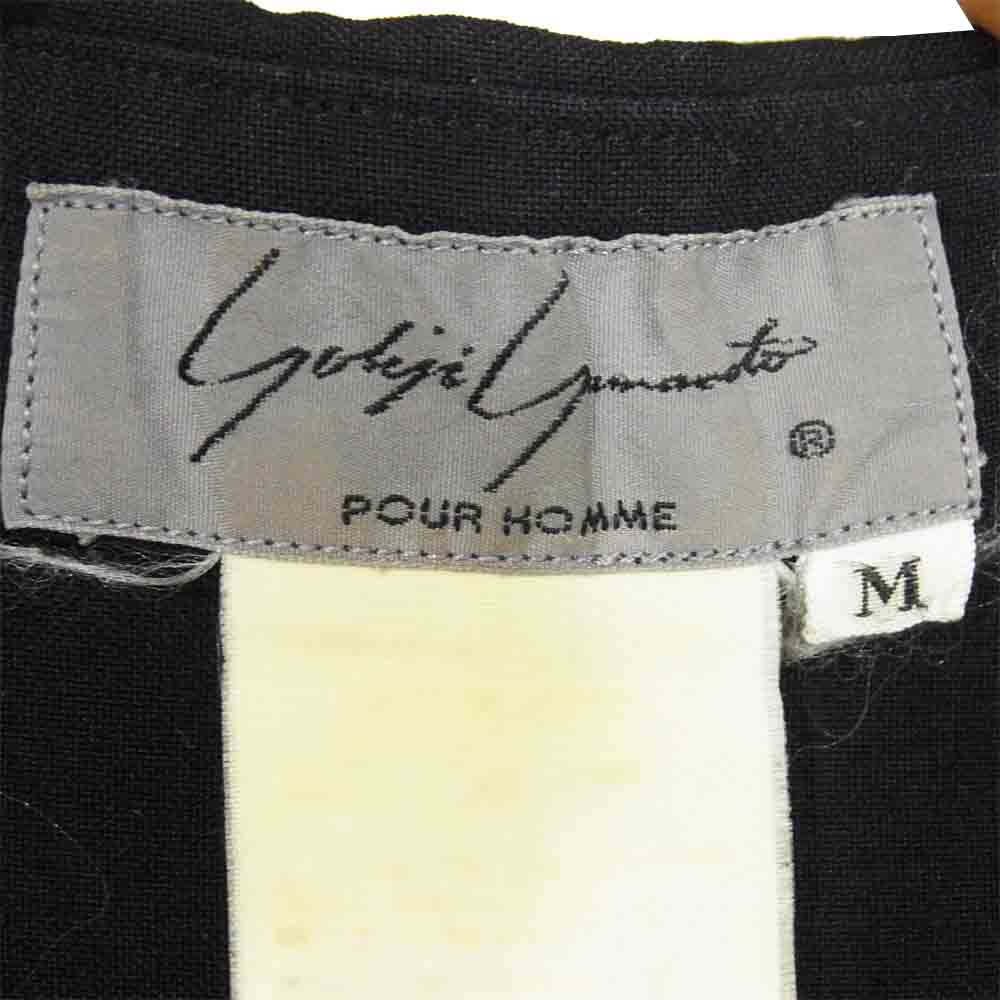 Yohji Yamamoto ヨウジヤマモト 丸ロゴ 初期タグ 80s ブラック シャツ ブラック系 ブラック系 M【中古】