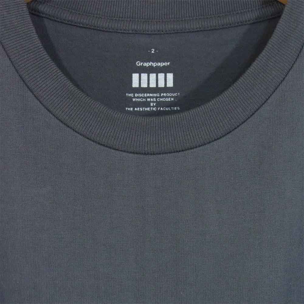 GRAPHPAPER グラフペーパー Original 2-Pack Crew Neck Tee GRAY パック Tシャツ グレー系 2【中古】