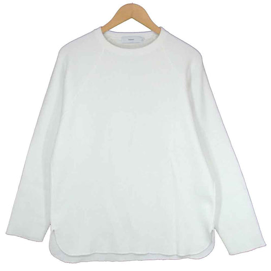 GRAPHPAPER グラフペーパー GM201-70135B Waffle L/S Tee ワッフル ロングスリーブ Tシャツ ホワイト ホワイト系 2【中古】