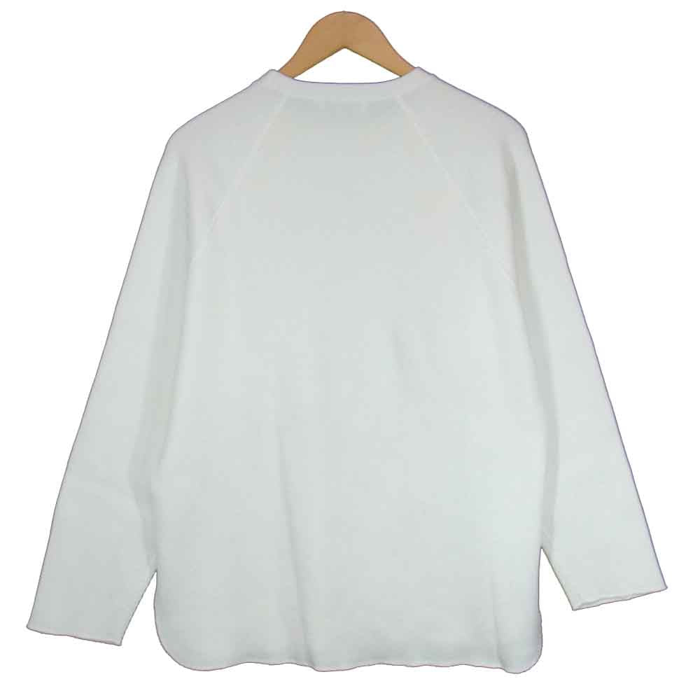 GRAPHPAPER グラフペーパー GM201-70135B Waffle L/S Tee ワッフル ロングスリーブ Tシャツ ホワイト ホワイト系 2【中古】