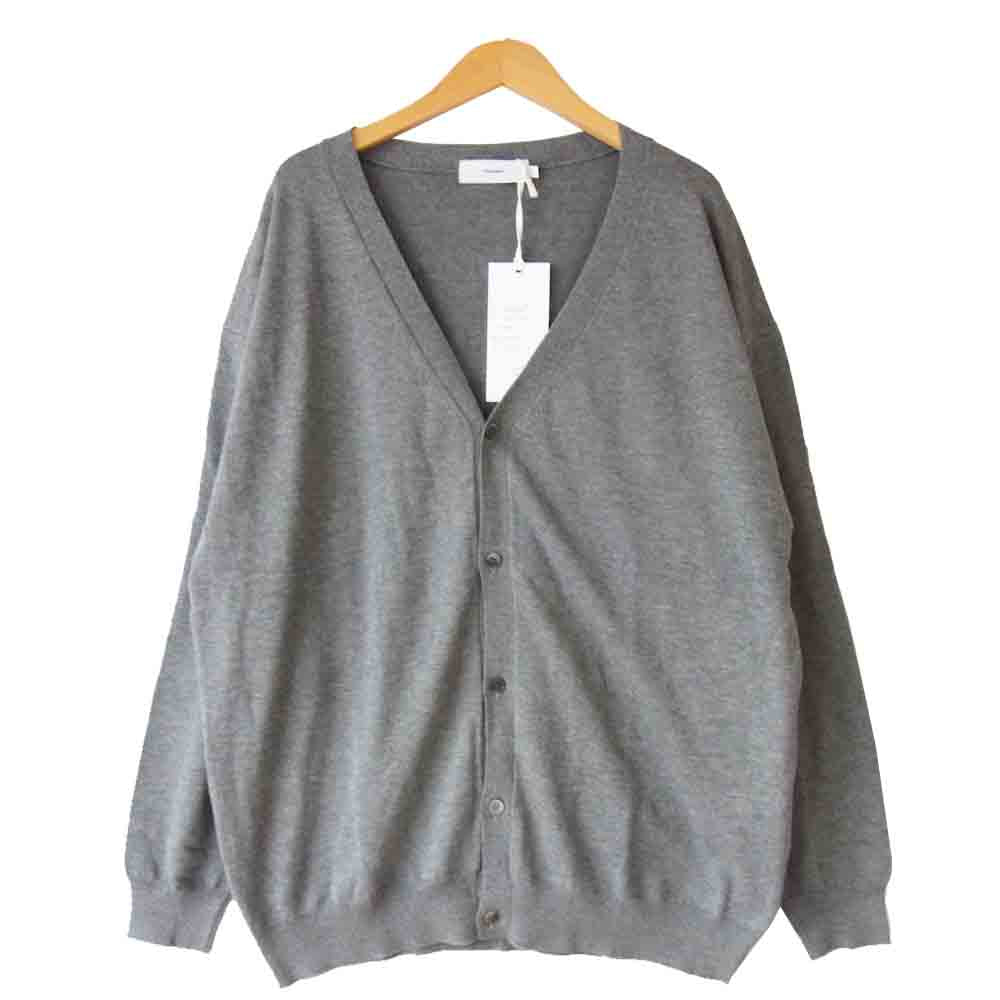 GRAPHPAPER グラフペーパー GU191-80066 Suvin Cardigan スビン ニット カーディガン グレー グレー系 1【中古】