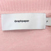 GRAPHPAPER グラフペーパー GU193-70025 Heavy Weight L/S Oversized Tee ヘビーウェイト オーバーサイズ Tシャツ ピンク ピンク系 F【中古】