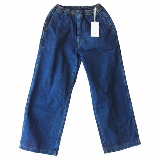 GRAPHPAPER グラフペーパー 17SS GM17-S-404B Denim Baggy Pants デニム バギー パンツ インディゴブルー系 F【中古】