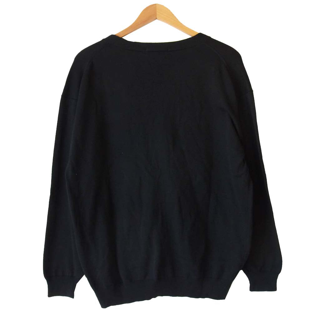 GRAPHPAPER グラフペーパー GU191-80066 Suvin Cardigan スビン ニット カーディガン ブラック ブラック系 1【美品】【中古】