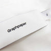 GRAPHPAPER グラフペーパー GM201-50090B Broad Band Collar Shirt ブロード バンドカラー シャツ ホワイト系 2【中古】
