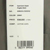 GRAPHPAPER グラフペーパー GM201-50002 Garment Dyed Poplin shirt ガーメント ダイ ポプリン 長袖 シャツ グレー系 1【美品】【中古】