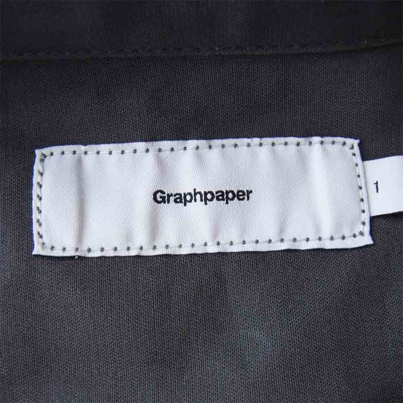 GRAPHPAPER グラフペーパー GM204-30226B Double Cloth Peach Trucker Jacket ダブルクロス ピーチ トラッカー ジャケット カーキ系 1【美品】【中古】