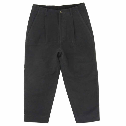 GRAPHPAPER グラフペーパー GM203-40024B DOUBLE CLOTH MOLESKIN TROUSER ダブルクロス モールスキン トラウザー パンツ C.GRAY 2【極上美品】【中古】