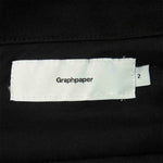 GRAPHPAPER グラフペーパー GM203-40024B DOUBLE CLOTH MOLESKIN TROUSER ダブルクロス モールスキン トラウザー パンツ C.GRAY 2【極上美品】【中古】