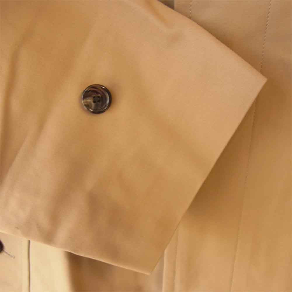 GRAPHPAPER グラフペーパー GU193-10002B Double Cloth Peach Steincollar Coat ダブルクロス ピーチ ステンカラー コート ベージュ系 ライトブラウン系【美品】【中古】