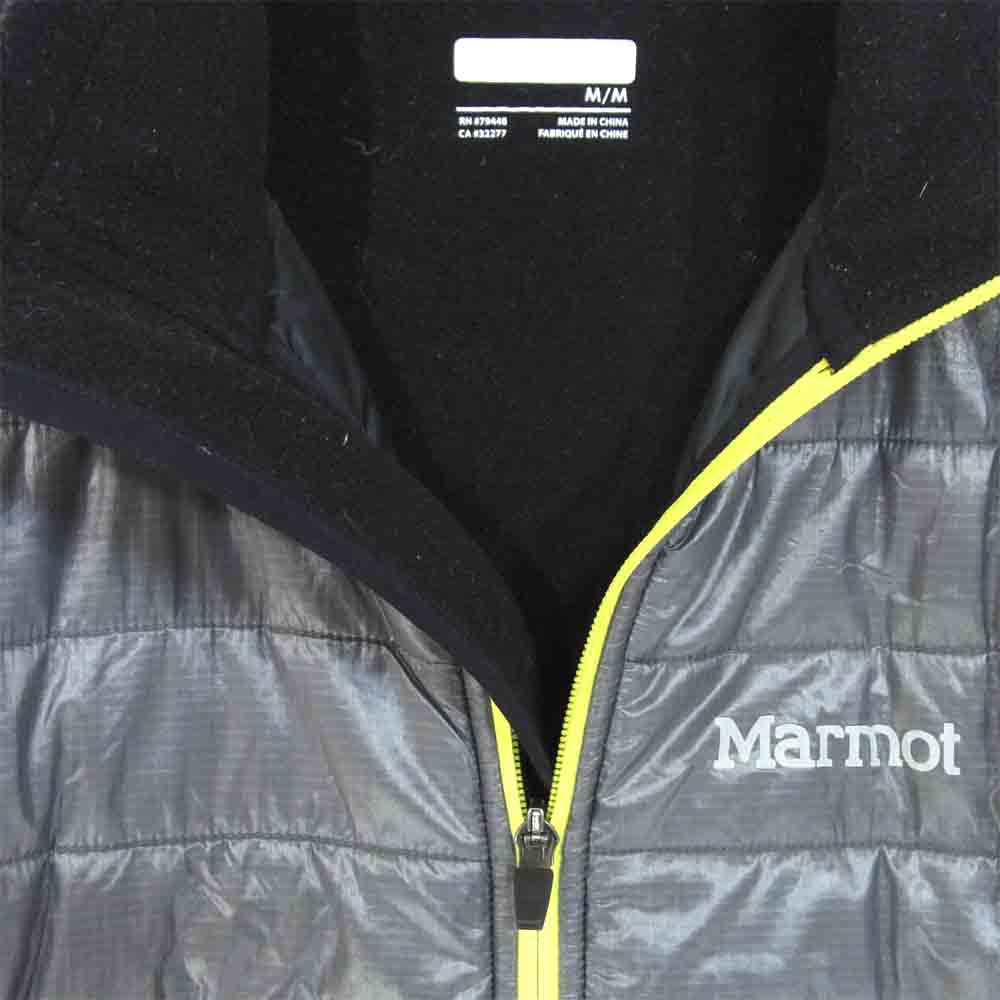 MARMOT マーモット フリース ダウン ジャケット チャコール系 M【中古】